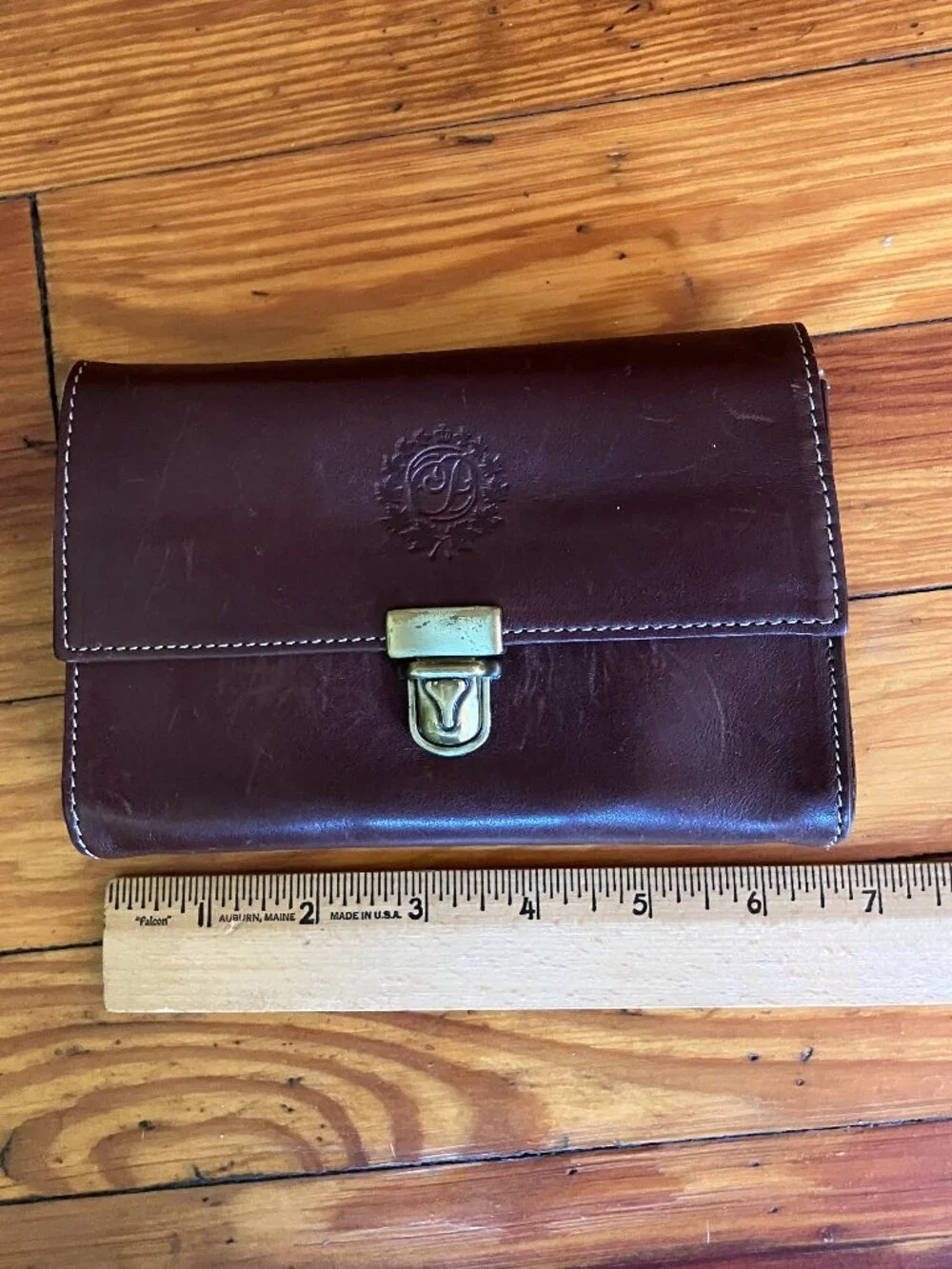 Vintage Roots x Canadian Pacific Leather Passport Wallet - Made in Canada
